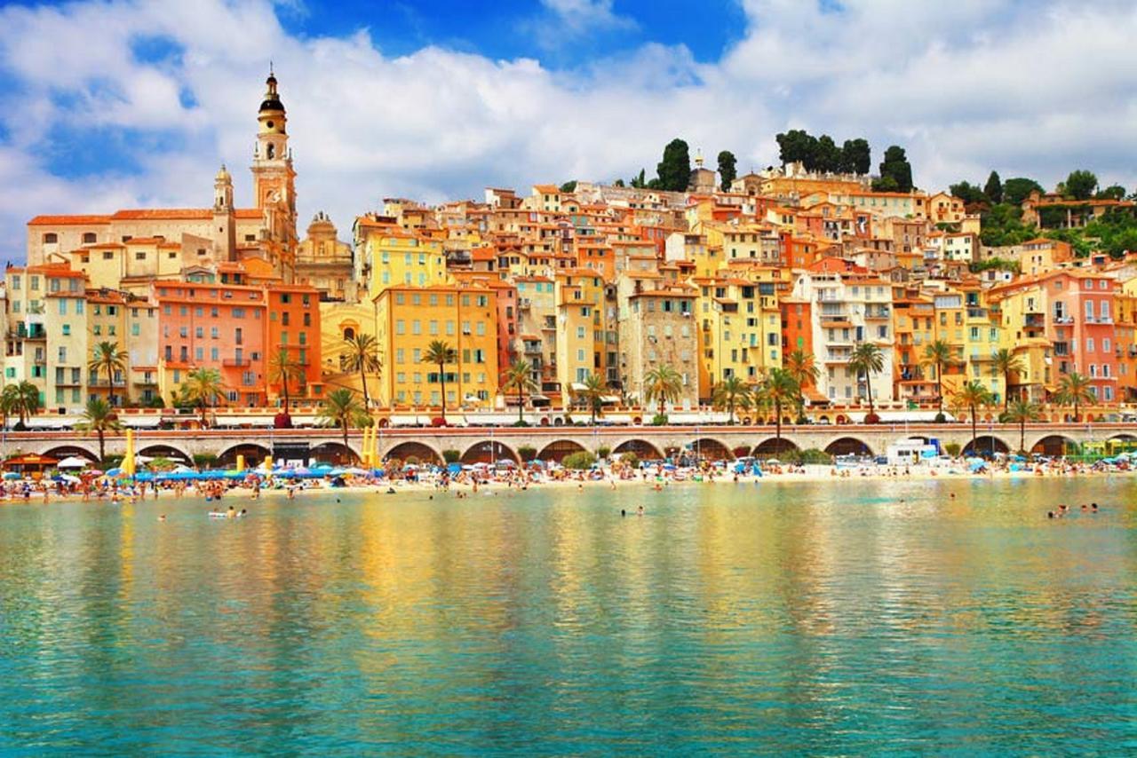 Les Mimosas Bed and Breakfast Menton Buitenkant foto